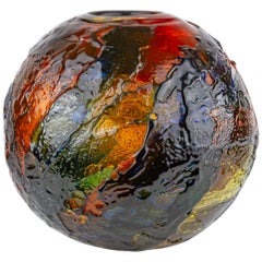 Italian Glass "Gaecolor" Vase by, Gae Aulenti for Venini Murano, Italy, 2005