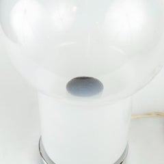 Italian glass lamp from the space age 1960