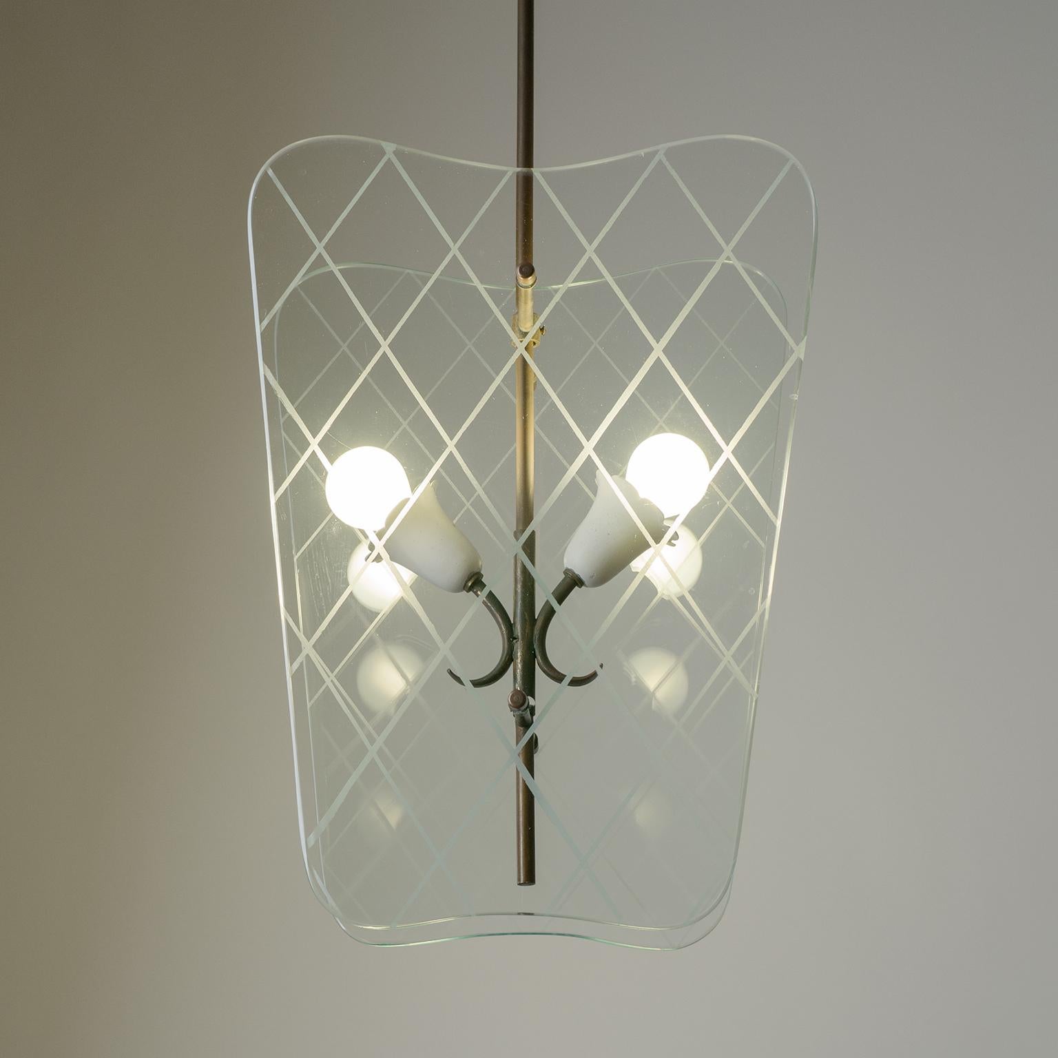 Italian Glass Lanterns, 1940s 5