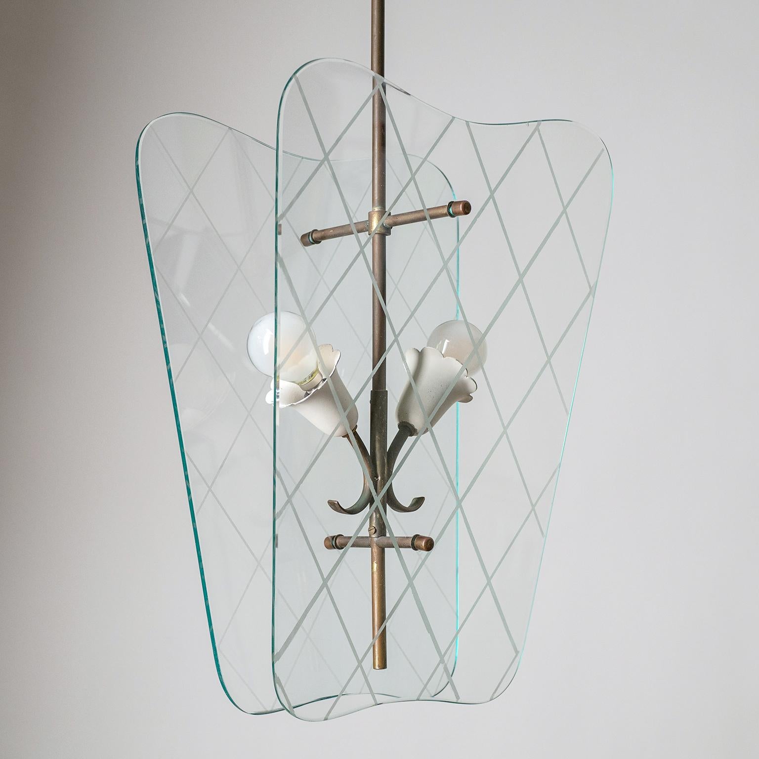 Italian Glass Lanterns, 1940s 8