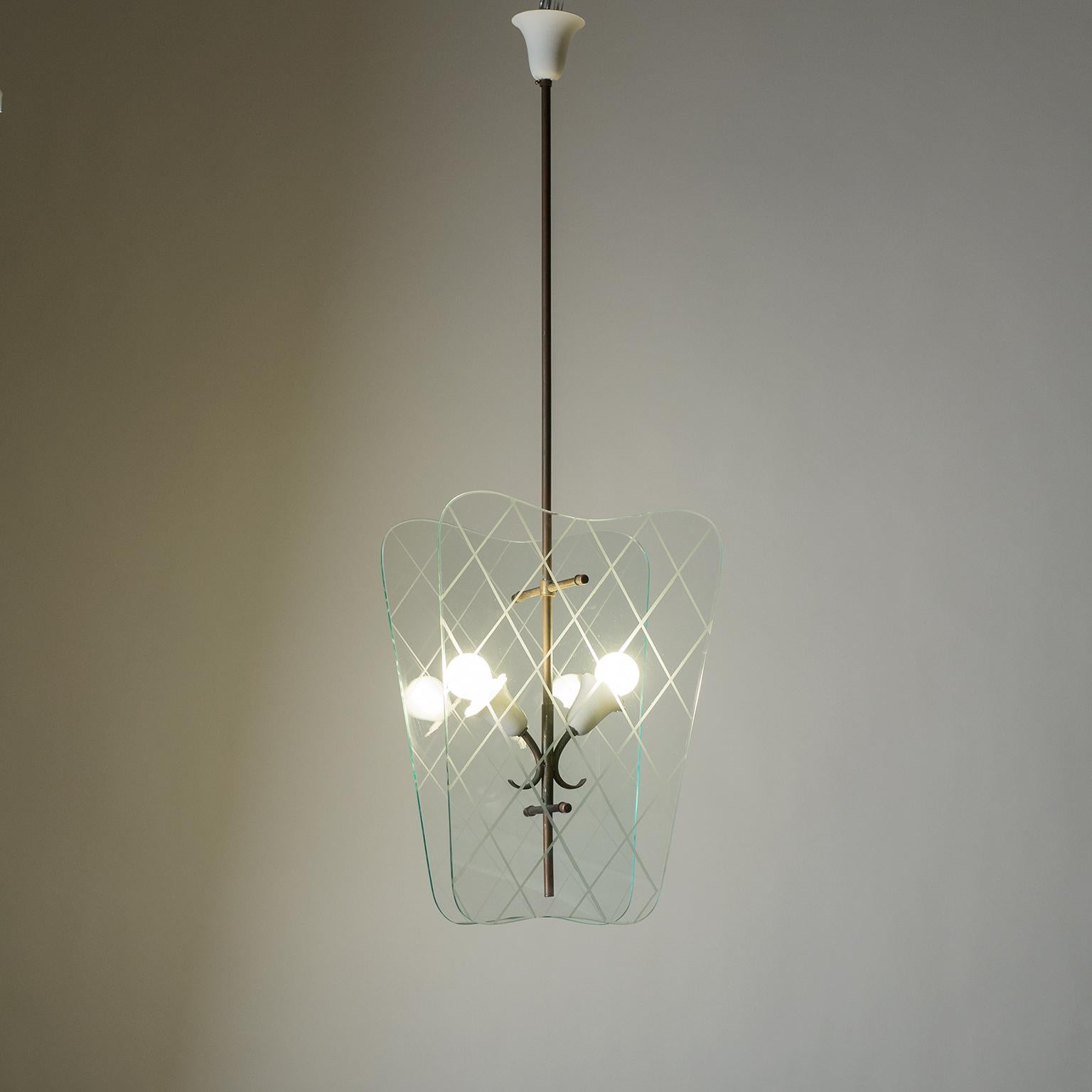 Italian Glass Lanterns, 1940s 12