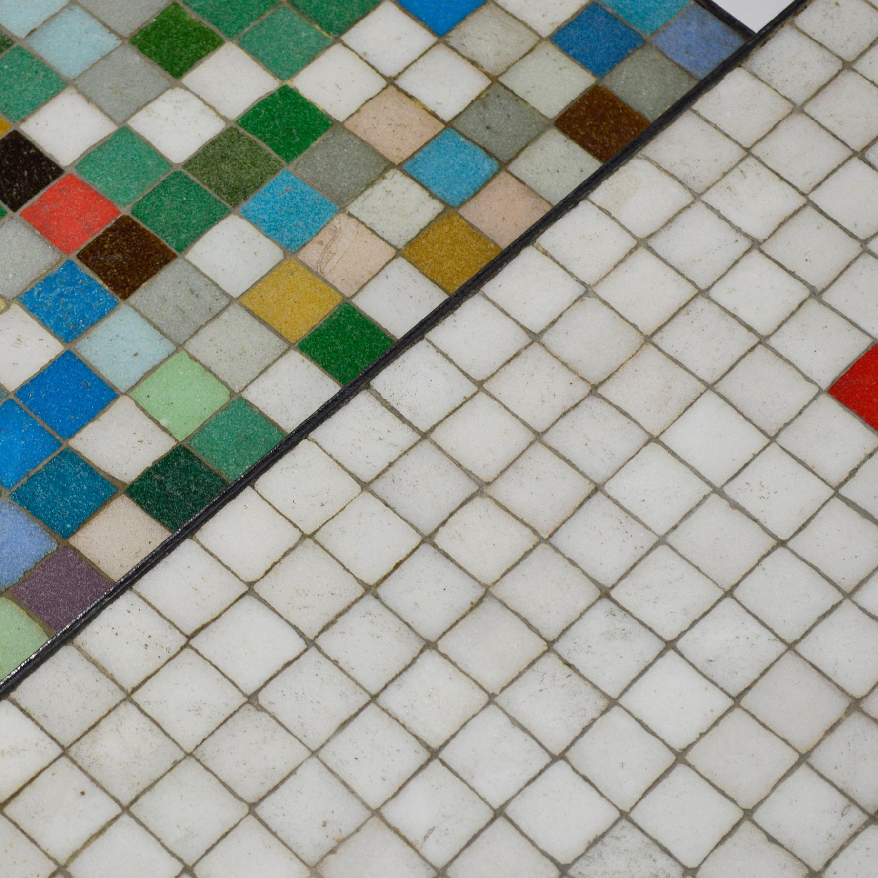 Italian Glass Mosaic Tile-Top Nesting Tables 5