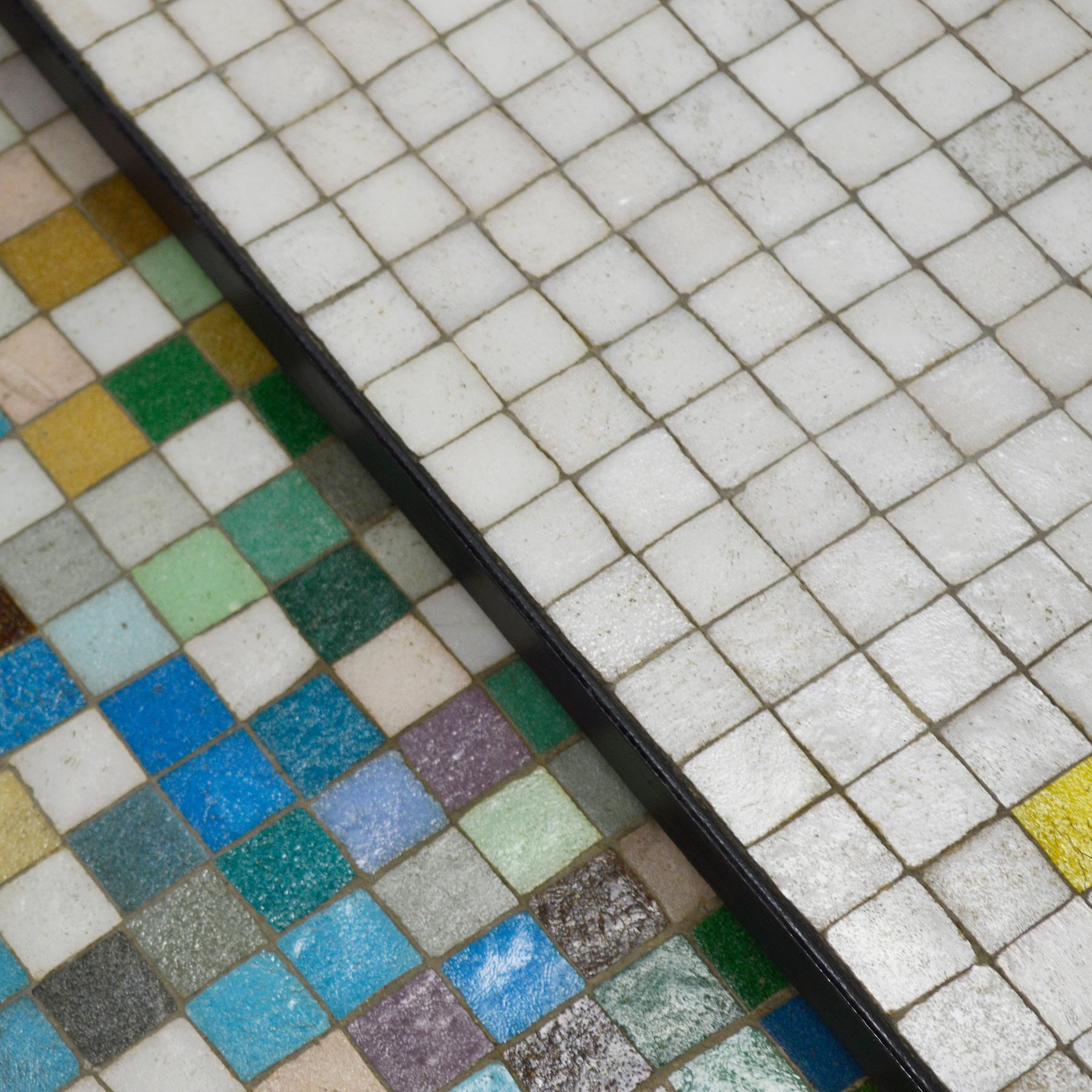 Mid-20th Century Italian Glass Mosaic Tile-Top Nesting Tables