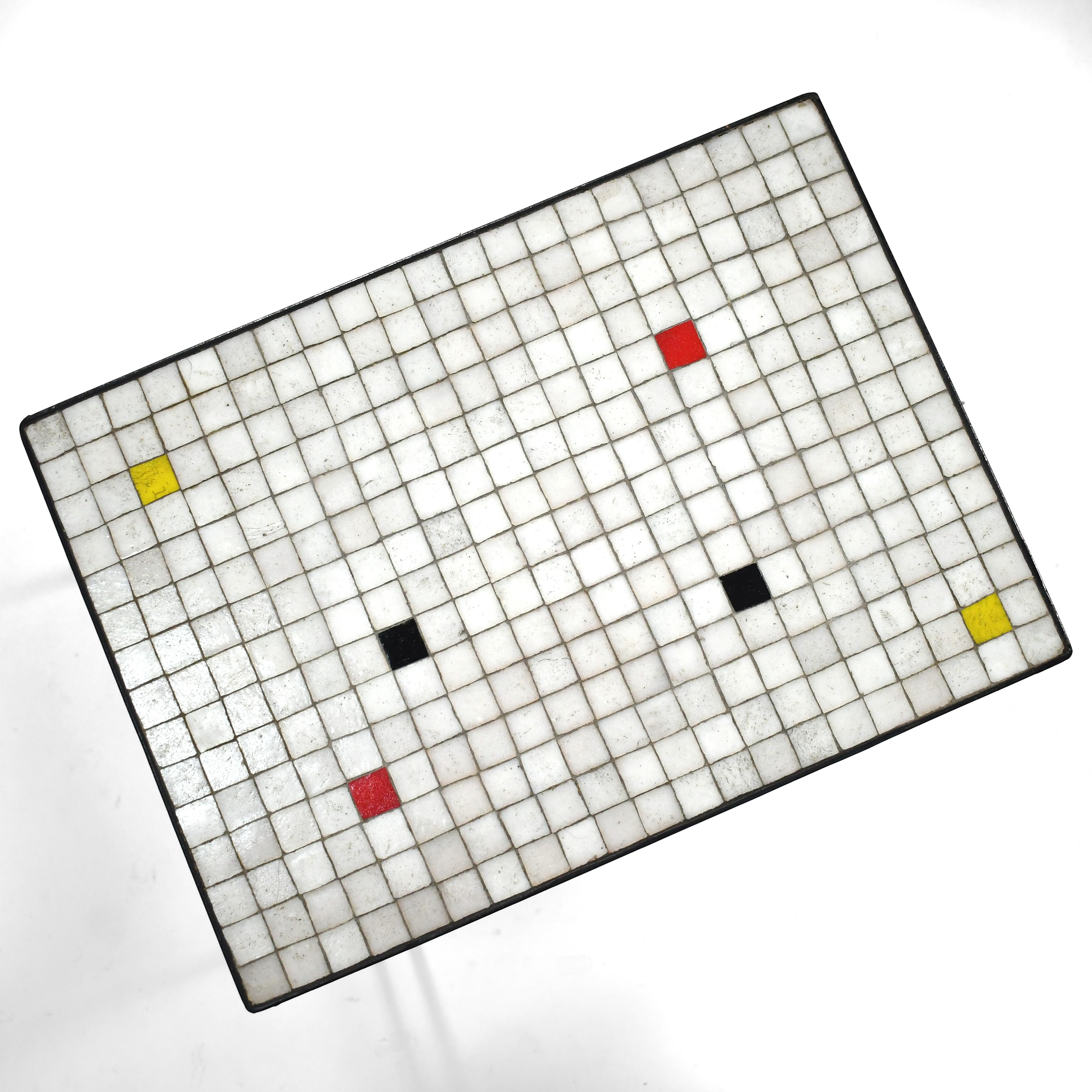 Italian Glass Mosaic Tile-Top Nesting Tables 3