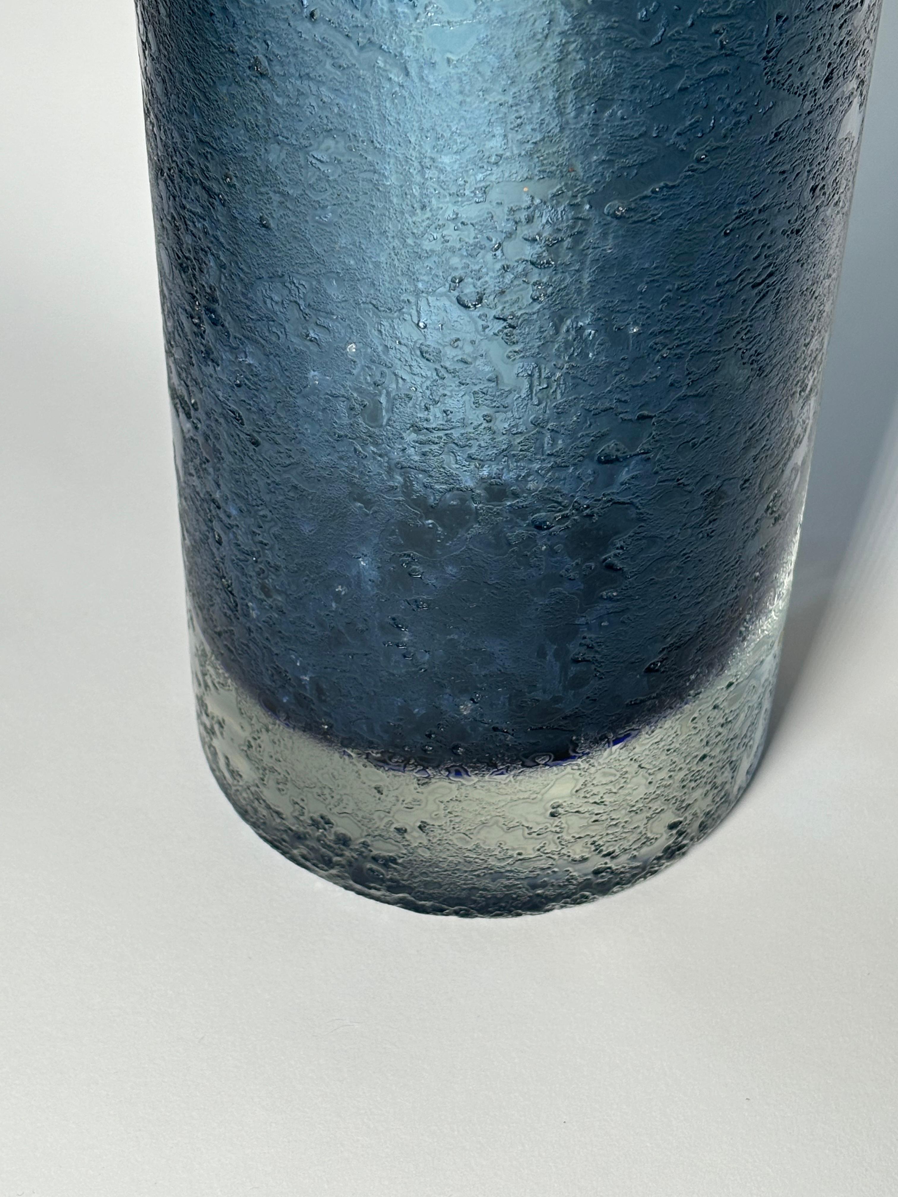 Mid-20th Century Italian Glass Murano Table Lamp by Flavio Poli for Seguso For Sale