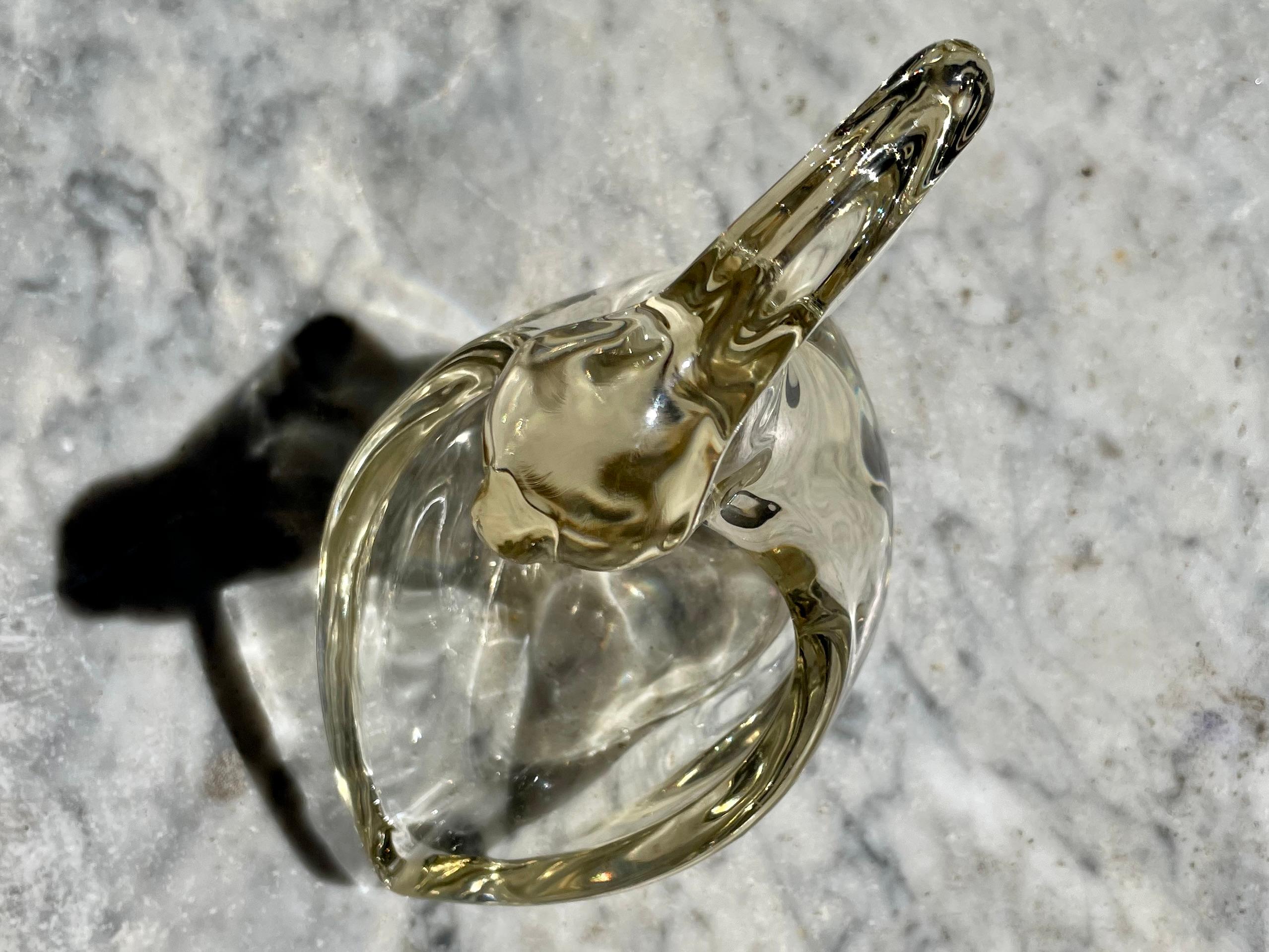 Tazón Pelícano de cristal italiano Vidrio soplado en venta
