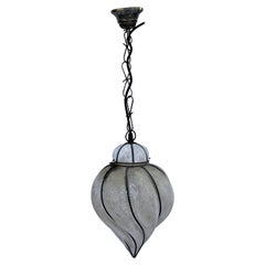 Italian Glass Pendant Lamp