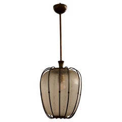 Italian Glass Pendant Light