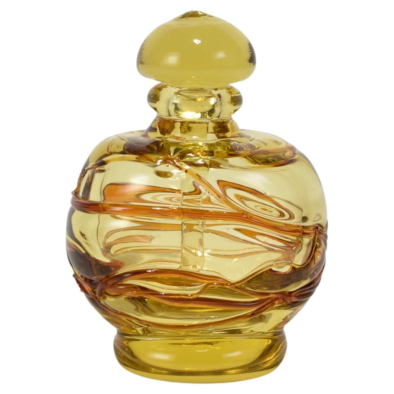 Italian Glass Perfume Bottle For Sale