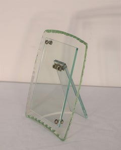 Italian glass photo frame by Fontana Arte, 1960s