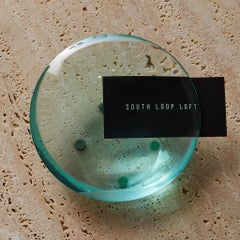 Italian Glass Picture Frame by Erwin Walter Burger for Fontana Arte, 1950s