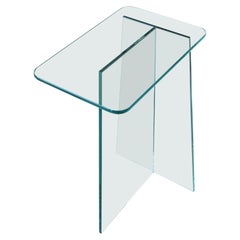 Italian Glass Side Table