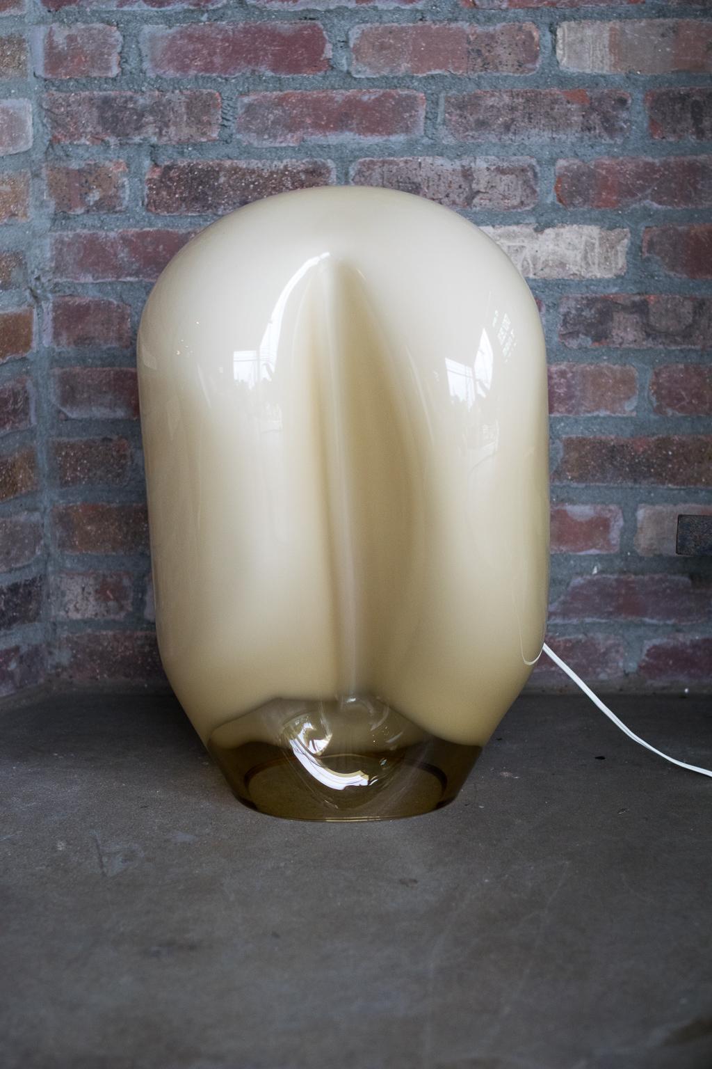 Modern Italian Glass Table Lamp by Vistosi, 1970s 
