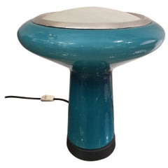 Italian Glass Table Lamp in the Style of Mangiarotti, 1970s