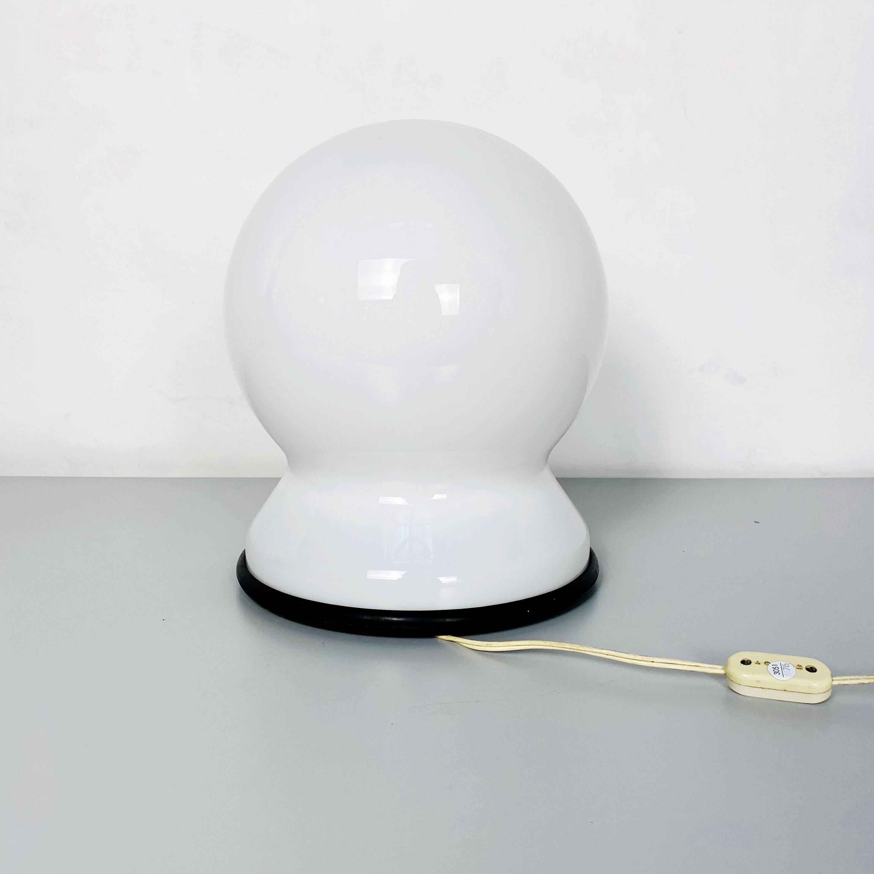 Italian Glass Table Lamp Scafandro by Sergio Asti Por Martinelli Luce, 1972 4