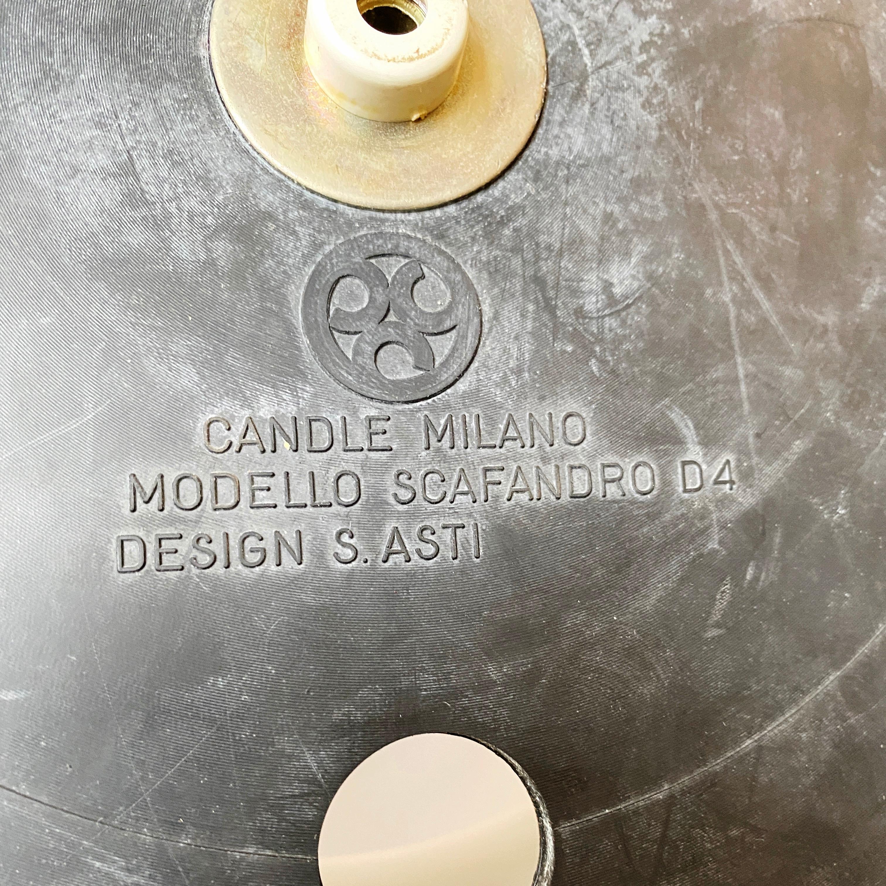 Italian Glass Table Lamp Scafandro by Sergio Asti Por Martinelli Luce, 1972 5