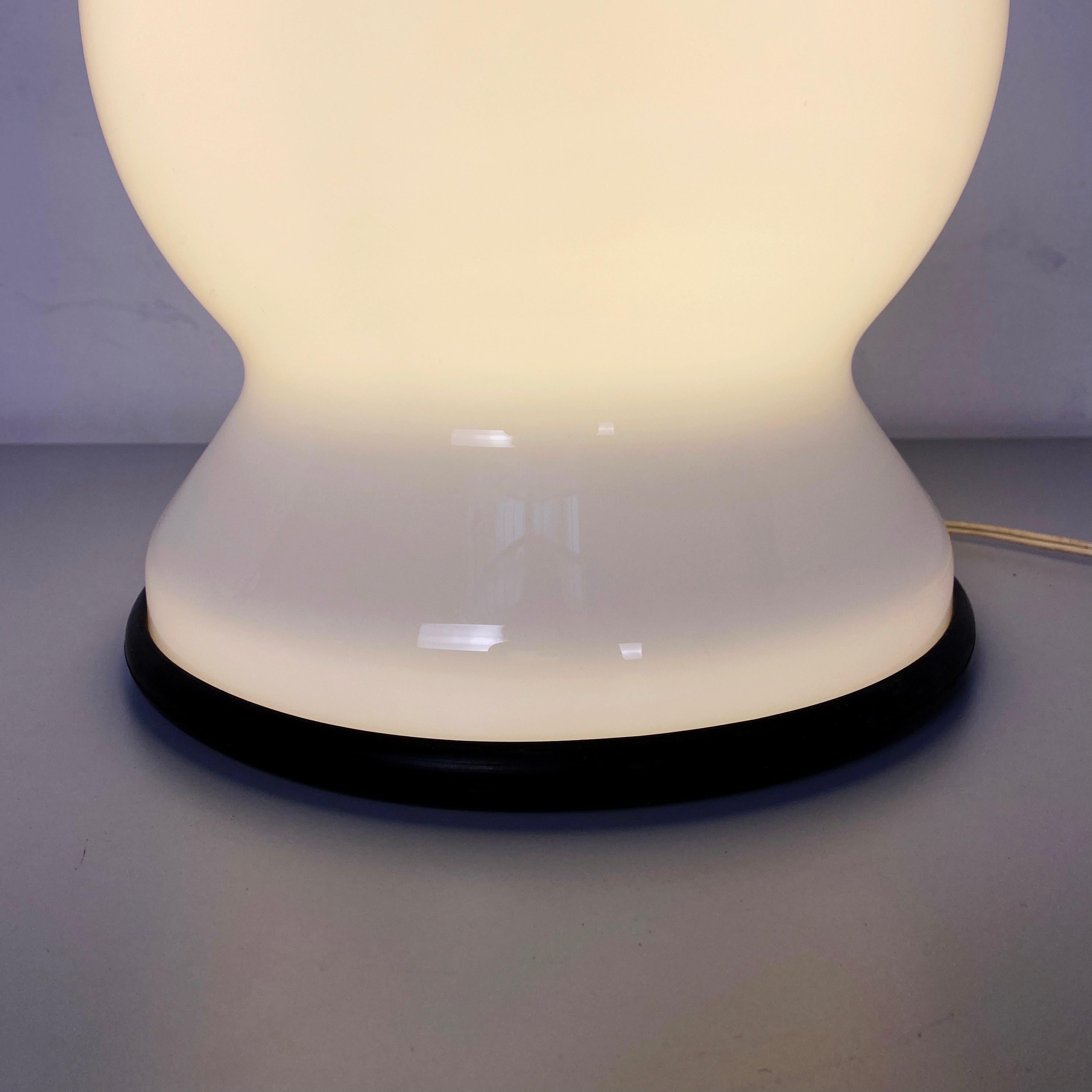Italian Glass Table Lamp Scafandro by Sergio Asti Por Martinelli Luce, 1972 2