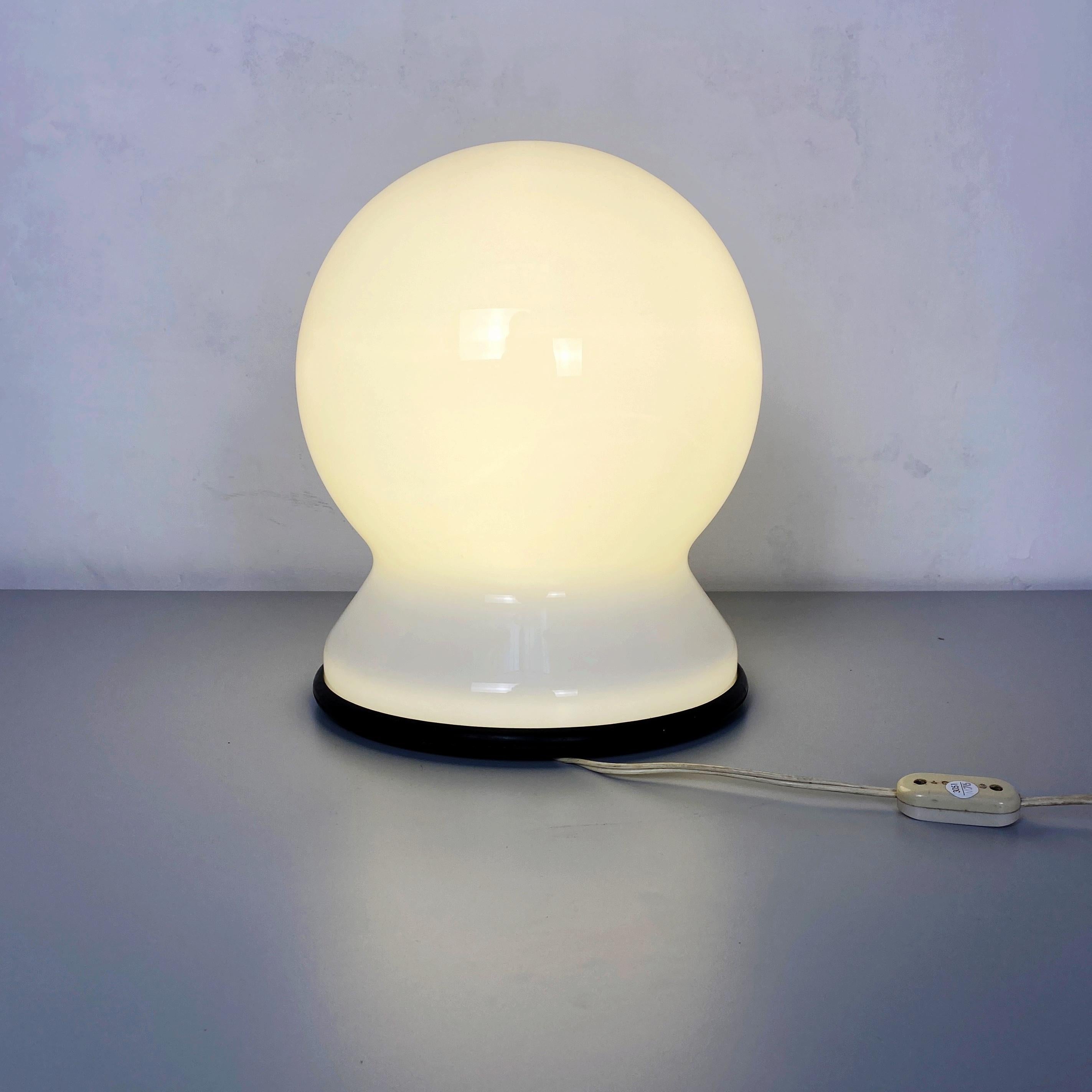 Italian Glass Table Lamp Scafandro by Sergio Asti Por Martinelli Luce, 1972 3
