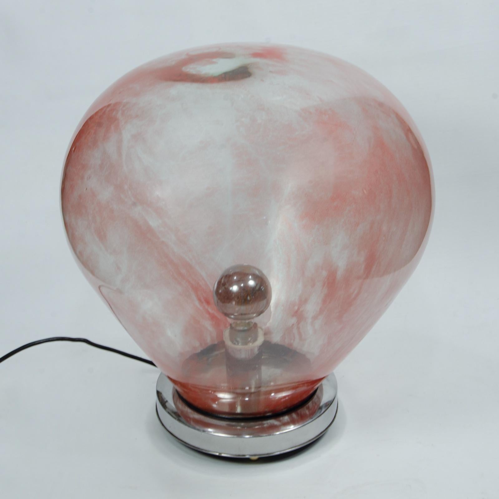 Lampe de table italienne en verre « Urla » en vente 1