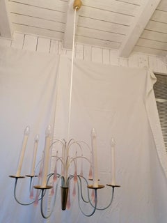 Italian Glass Tear Drops Chandelier