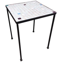 Italian Glass Tile Table