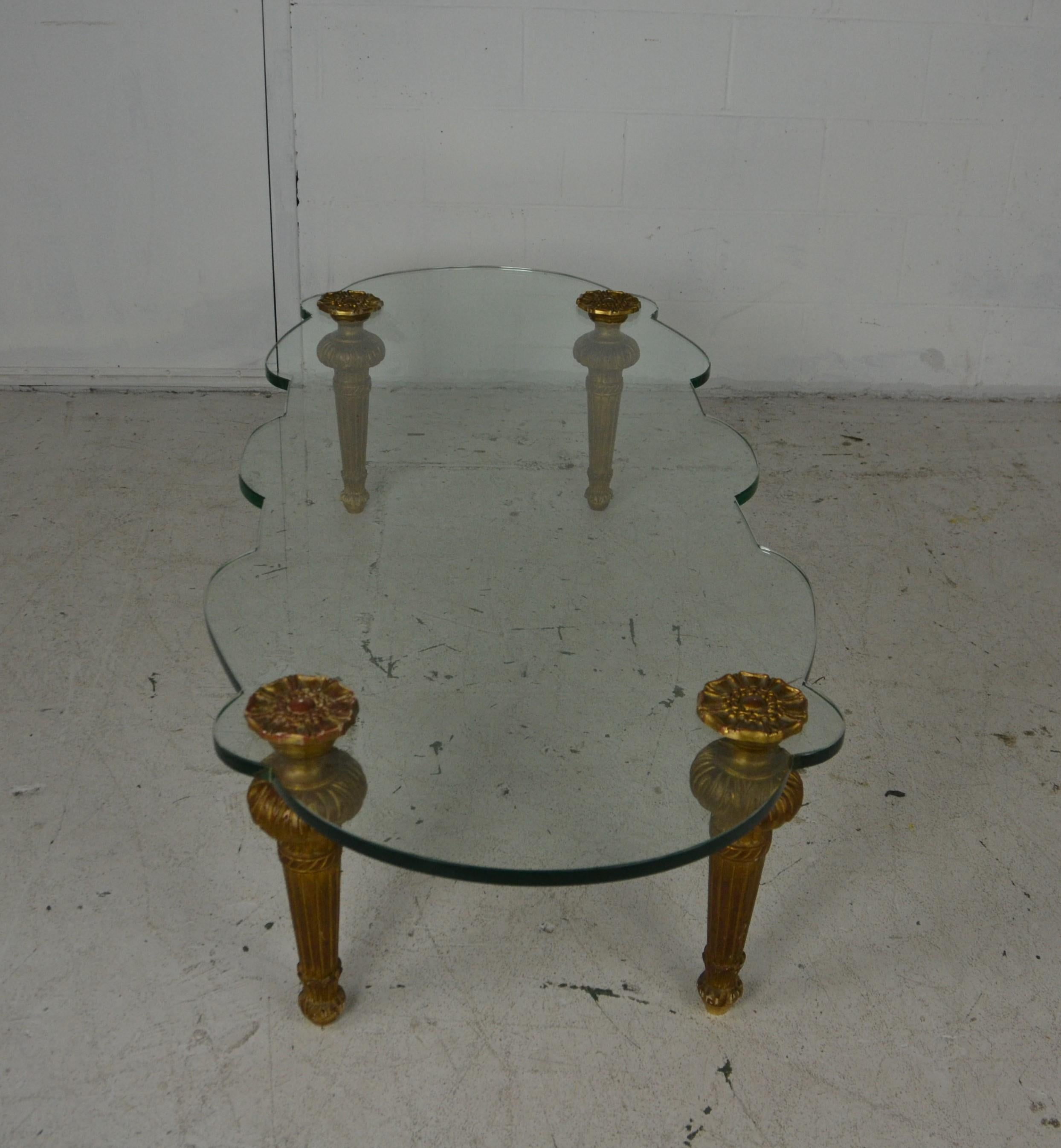 Italian Glass Top Coffee Table 5