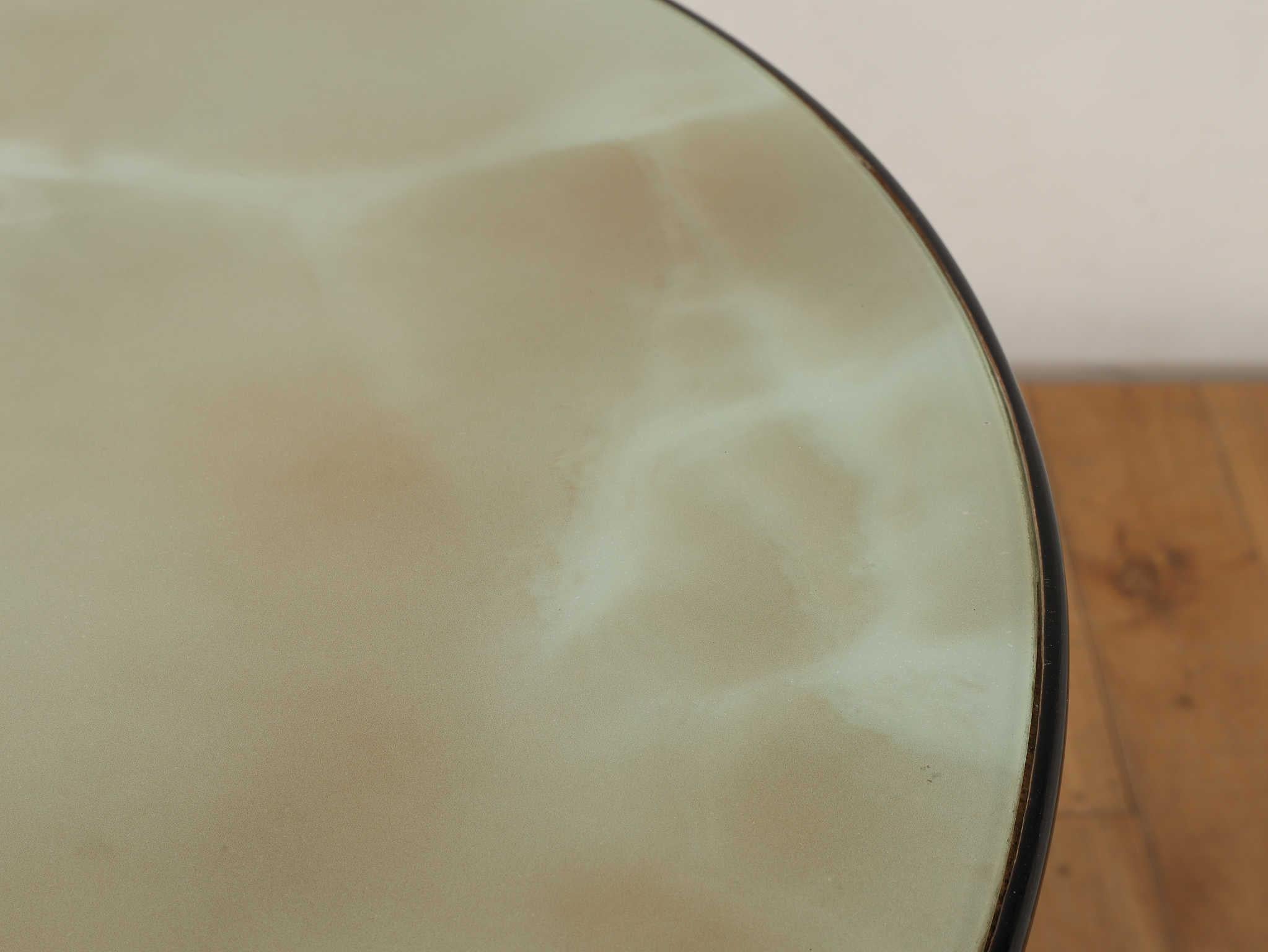 Table italienne à plateau de verre 1950 en vente 3