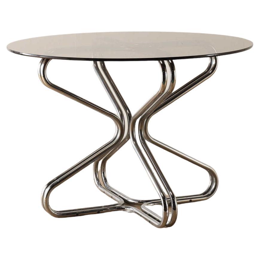 Italian Glass Top Table 1970's