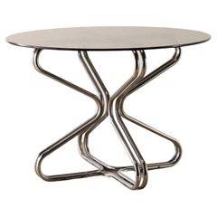 Italian Glass Top Table 1970's