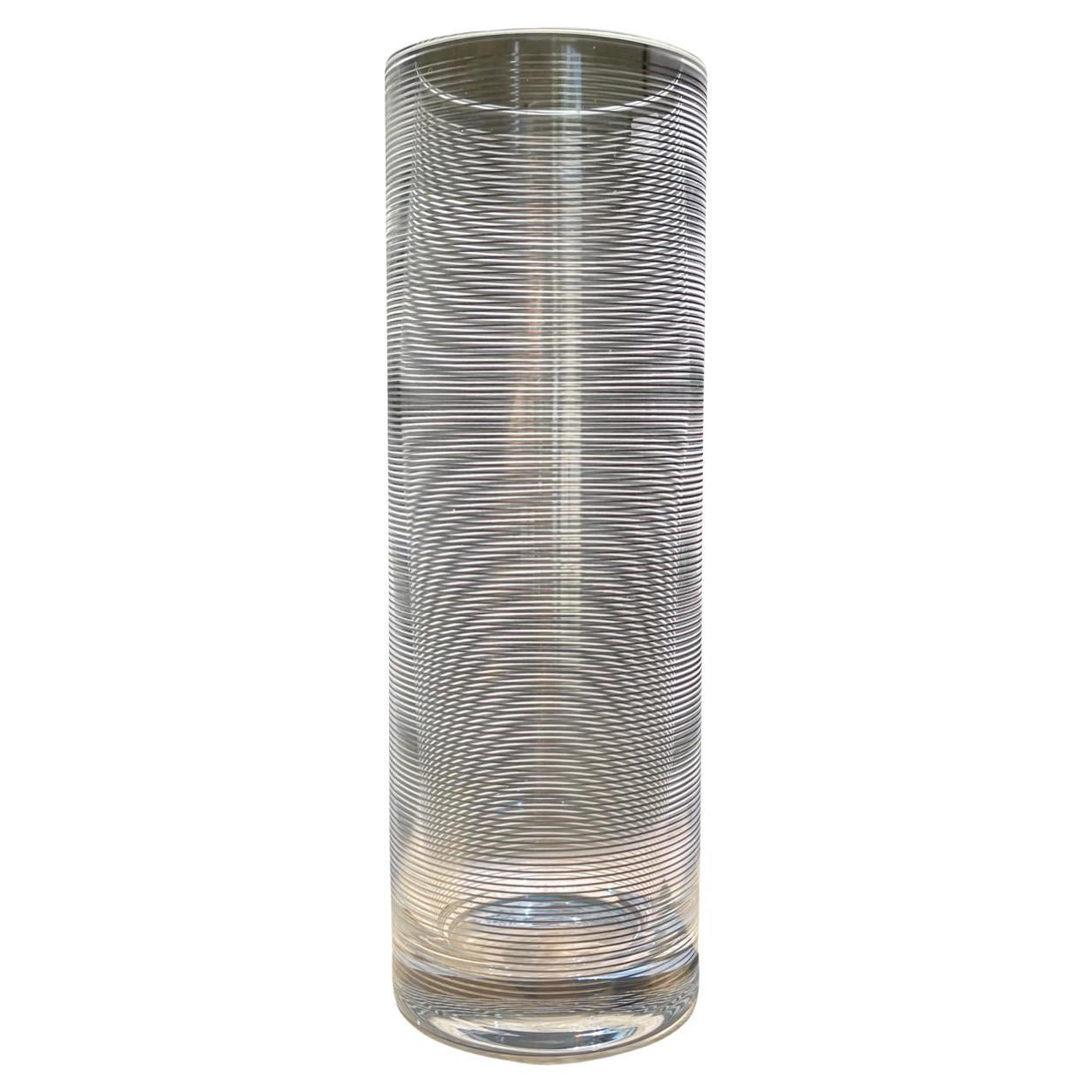 Italian Glass Vase by Defne Koz for Sottsass Associati for Egizia For Sale