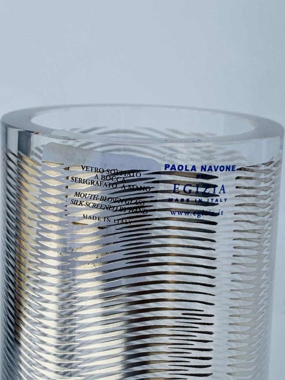 Fin du 20e siècle Vase en verre italien de Paola Navone/Sottsass Associati pour Egizia en vente