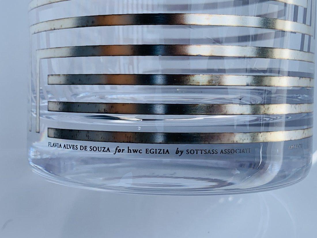 Italian Glass Vase by Sottsass Associati for Egizia 1