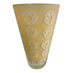 Italian Glass Vase by Sottsass Associati