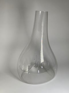 Italian Glass Vase Oltre Model by Toni Zuccheri for VeArt