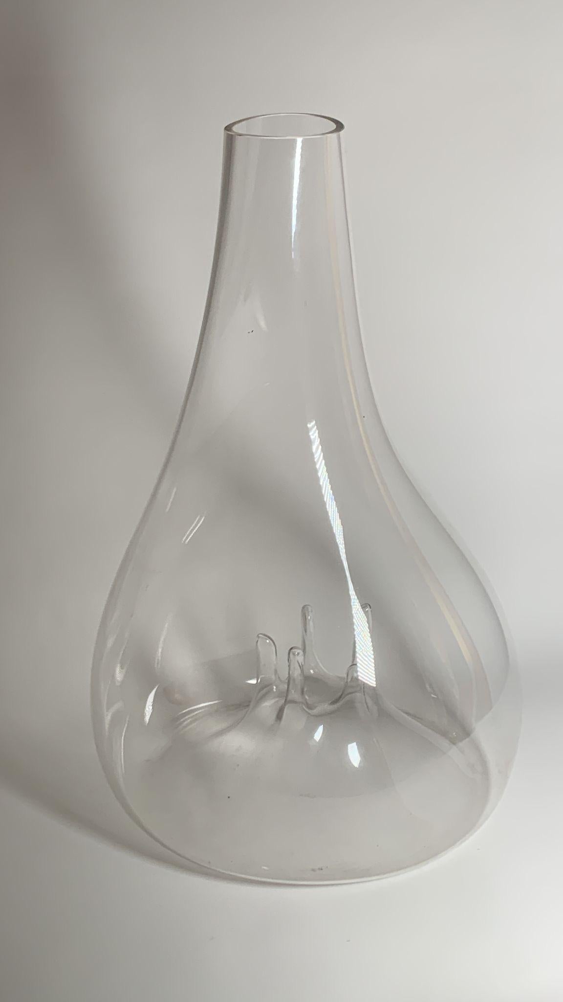 Murano Glass Italian Glass Vase Oltre Model by Toni Zuccheri for VeArt For Sale