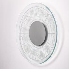 Italian Glass Zodiac Mirror