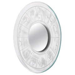 Italian Glass Zodiac Mirror