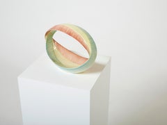 Italian Glazed Ceramic Bowl Centerpiece by Vibi Torino, 1960