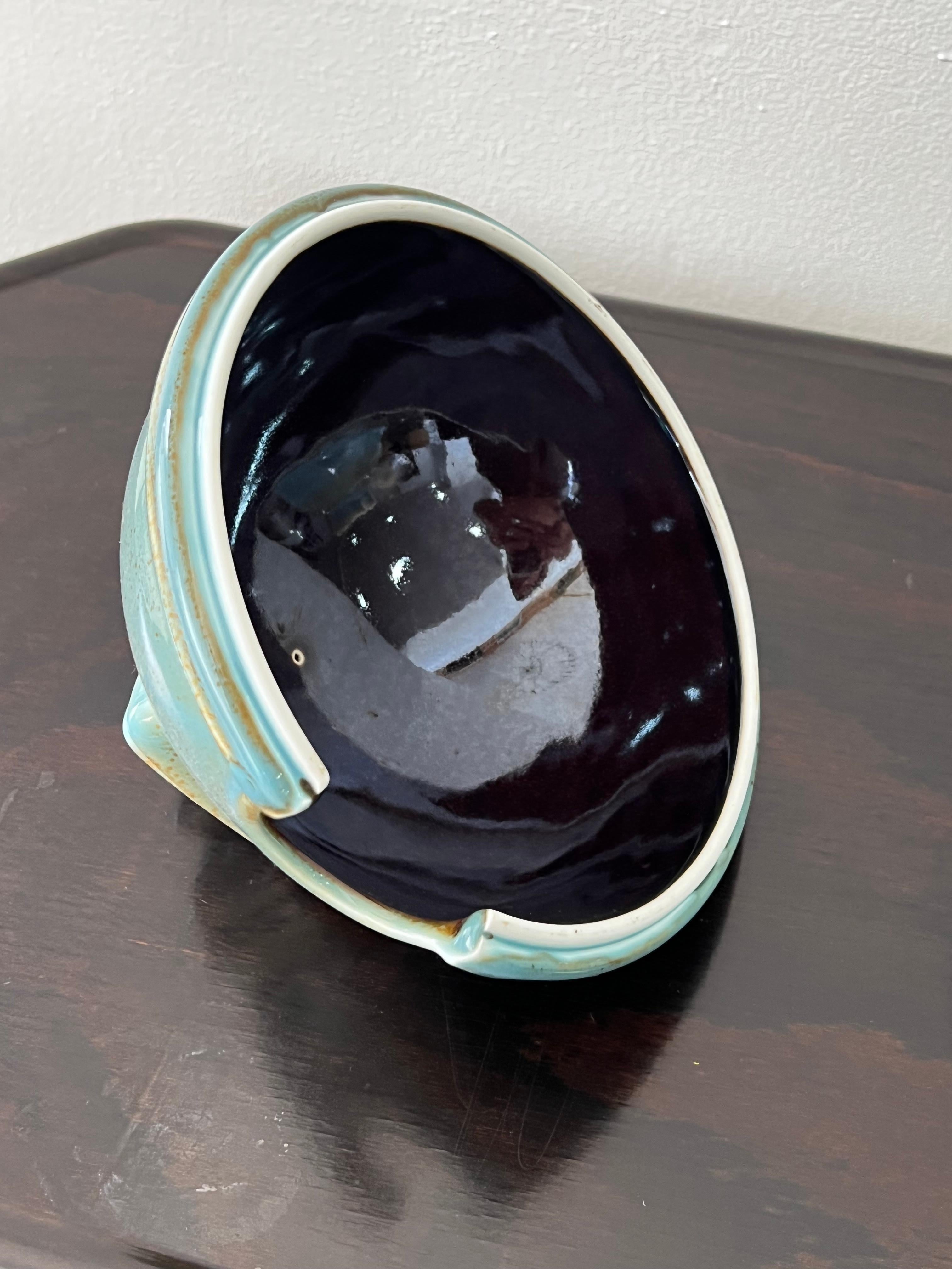 Italienische glasierte Keramik von Capodimonte, multifunktionale Vase, 1960er Jahre im Zustand „Gut“ im Angebot in Byron Bay, NSW