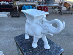 Italian Glazed Ceramic Elephant