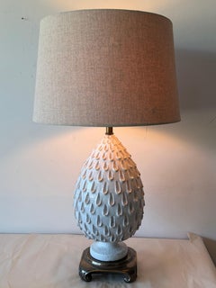 Lámpara piña de cerámica esmaltada italiana ca' 1960's