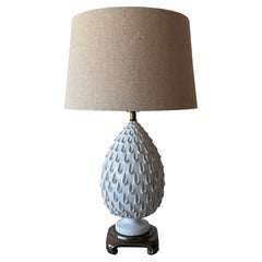 Lámpara piña de cerámica esmaltada italiana ca' 1960's