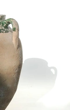 Italian Glazed Olive Jar