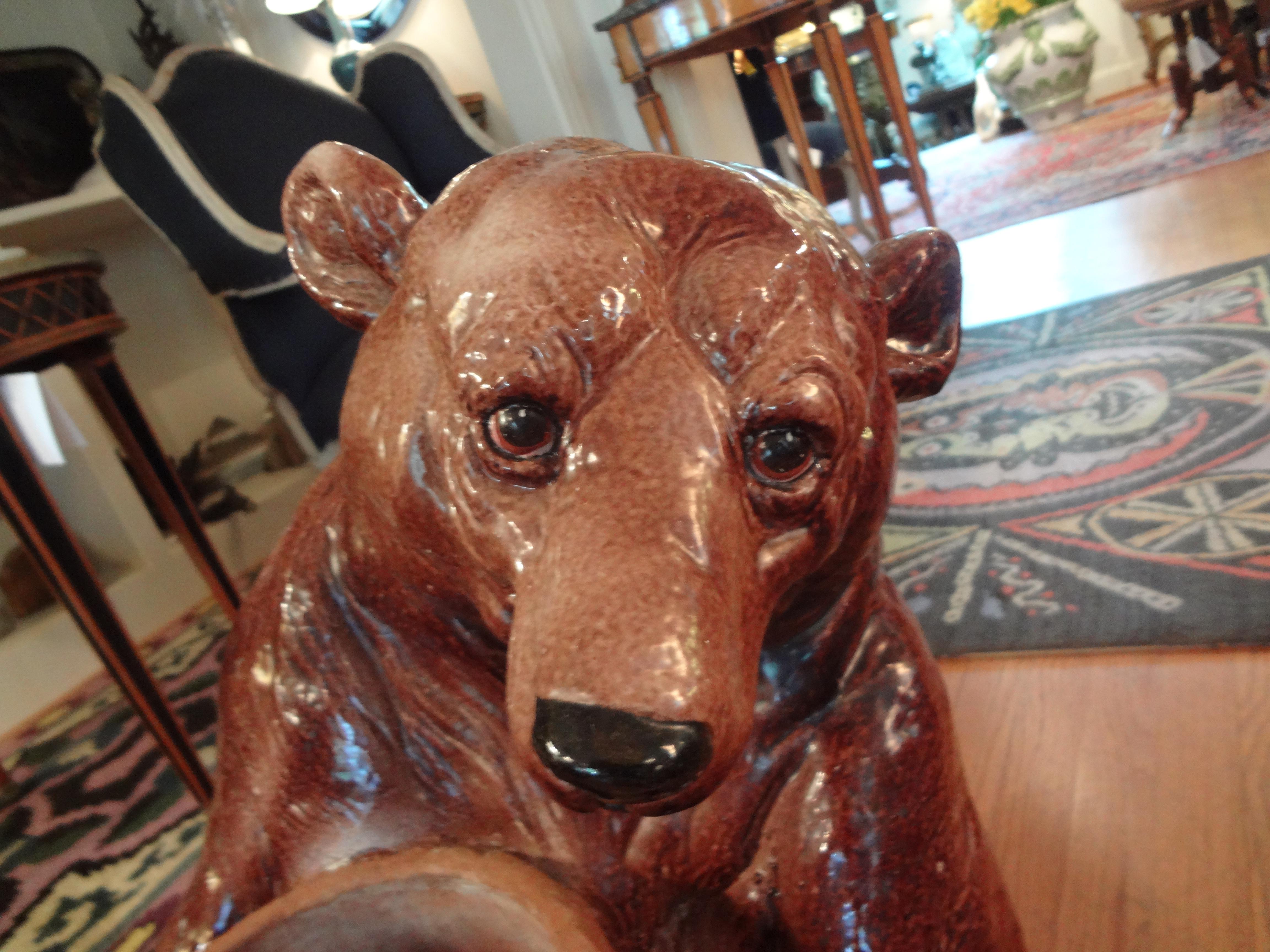 brown bear pottery