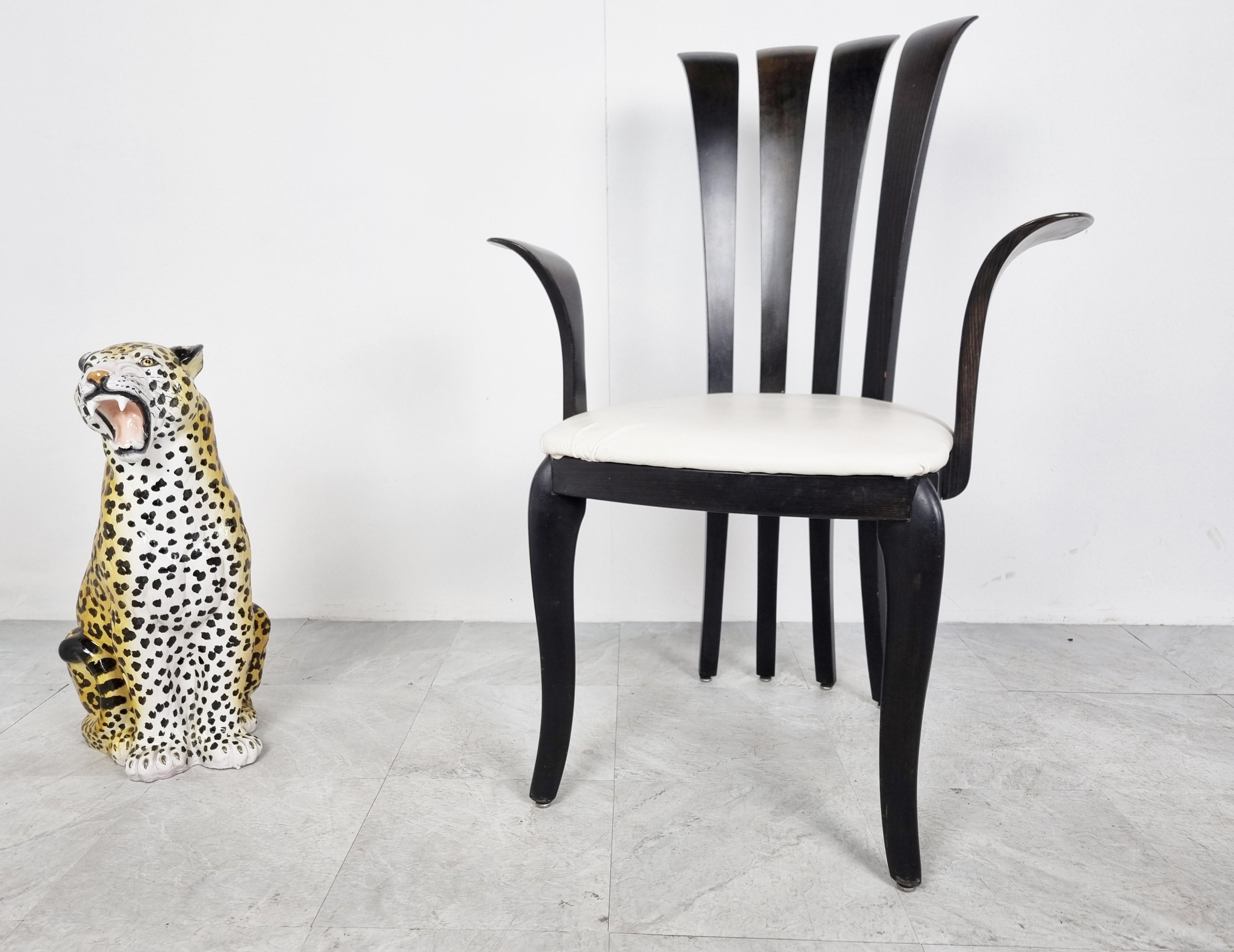 Figura de leopardo de terracota esmaltada italiana, años 60 en venta 2