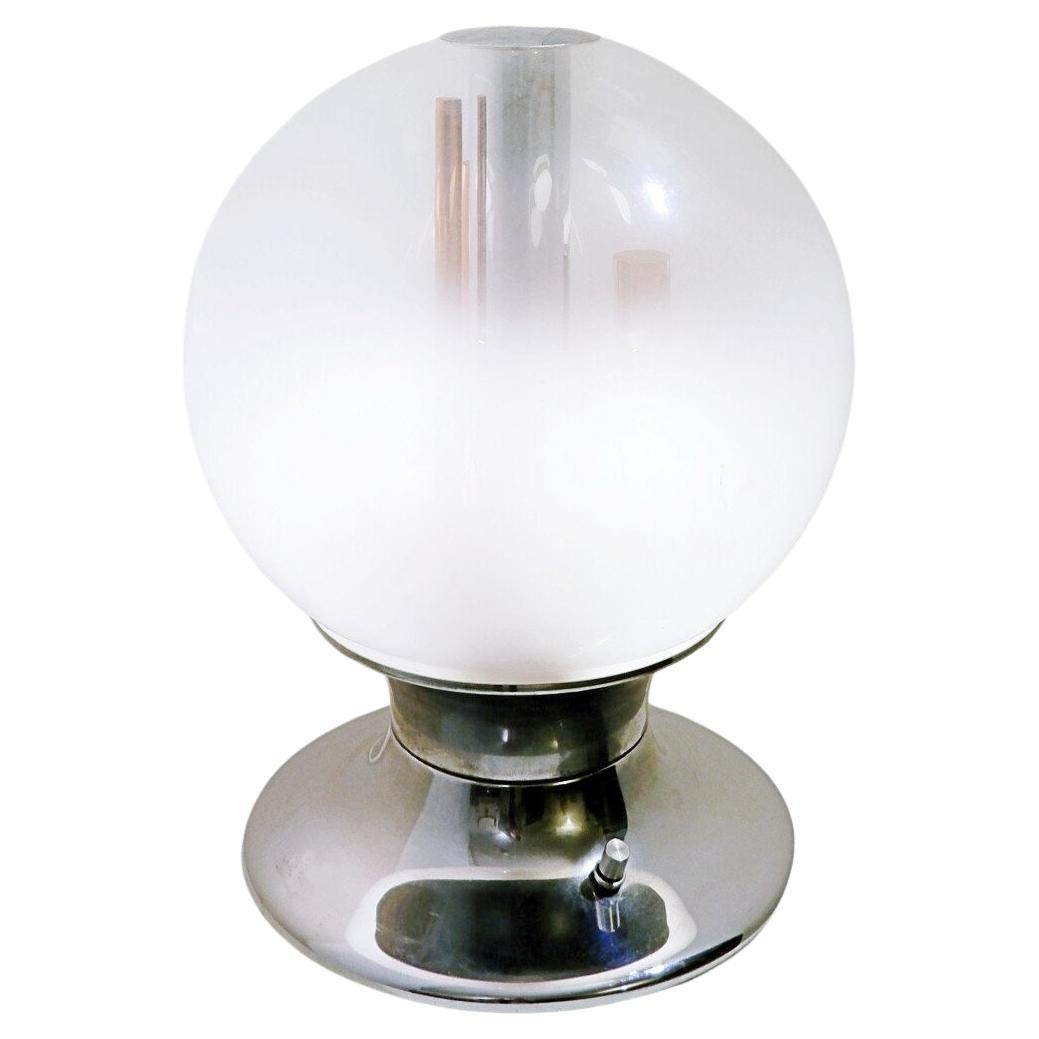 Lampada da tavolo a globo di Angelo Brotto - Murano 1960