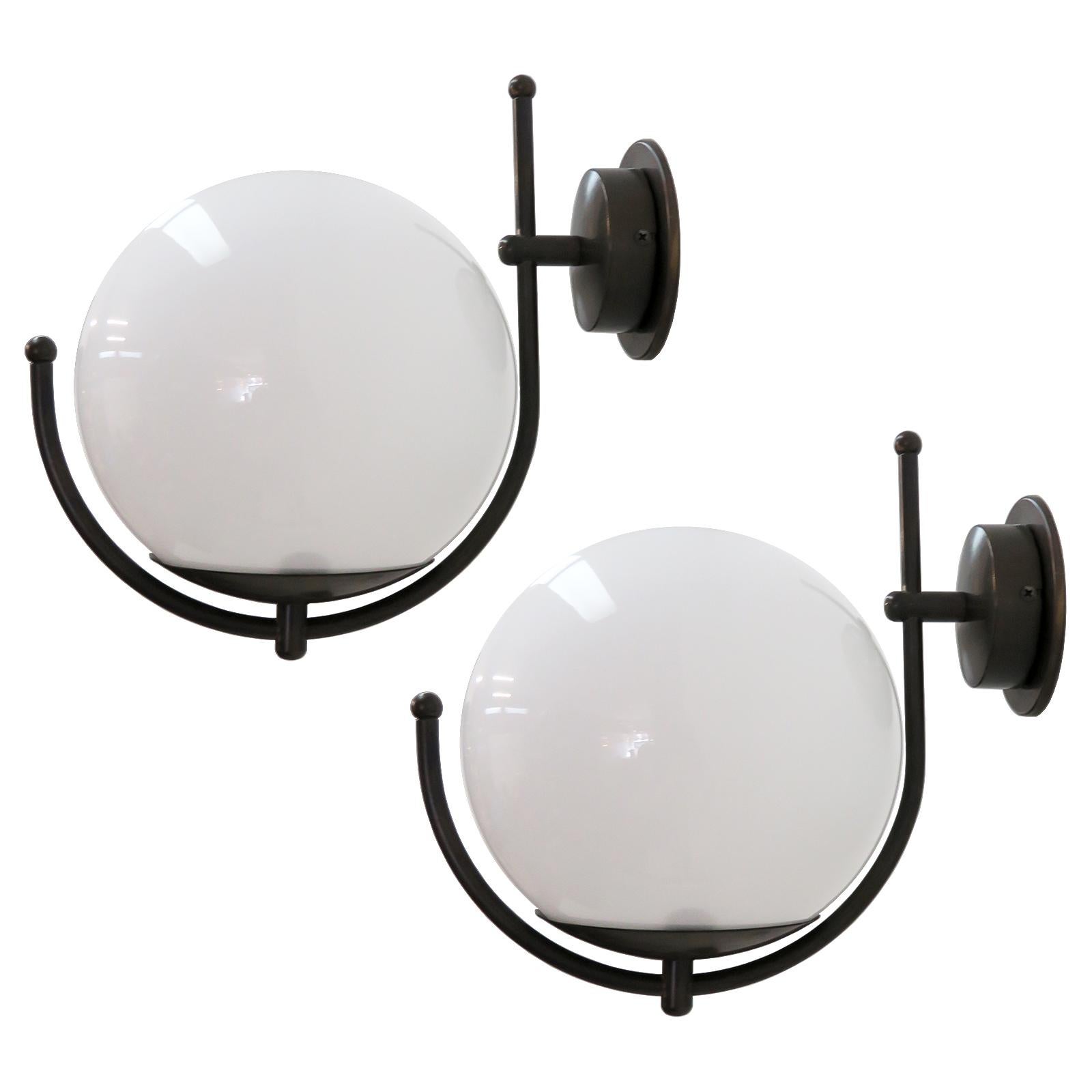 Italian Globe Wall Lights For Sale