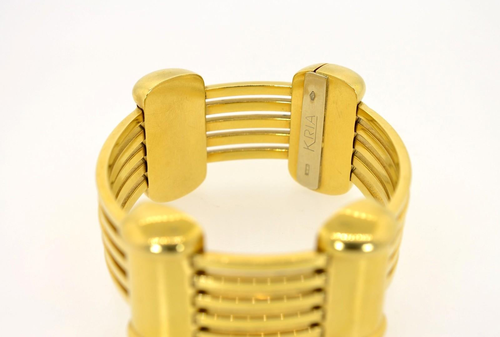 Italian Gold Bracelet In Good Condition In Beverly Hills, CA