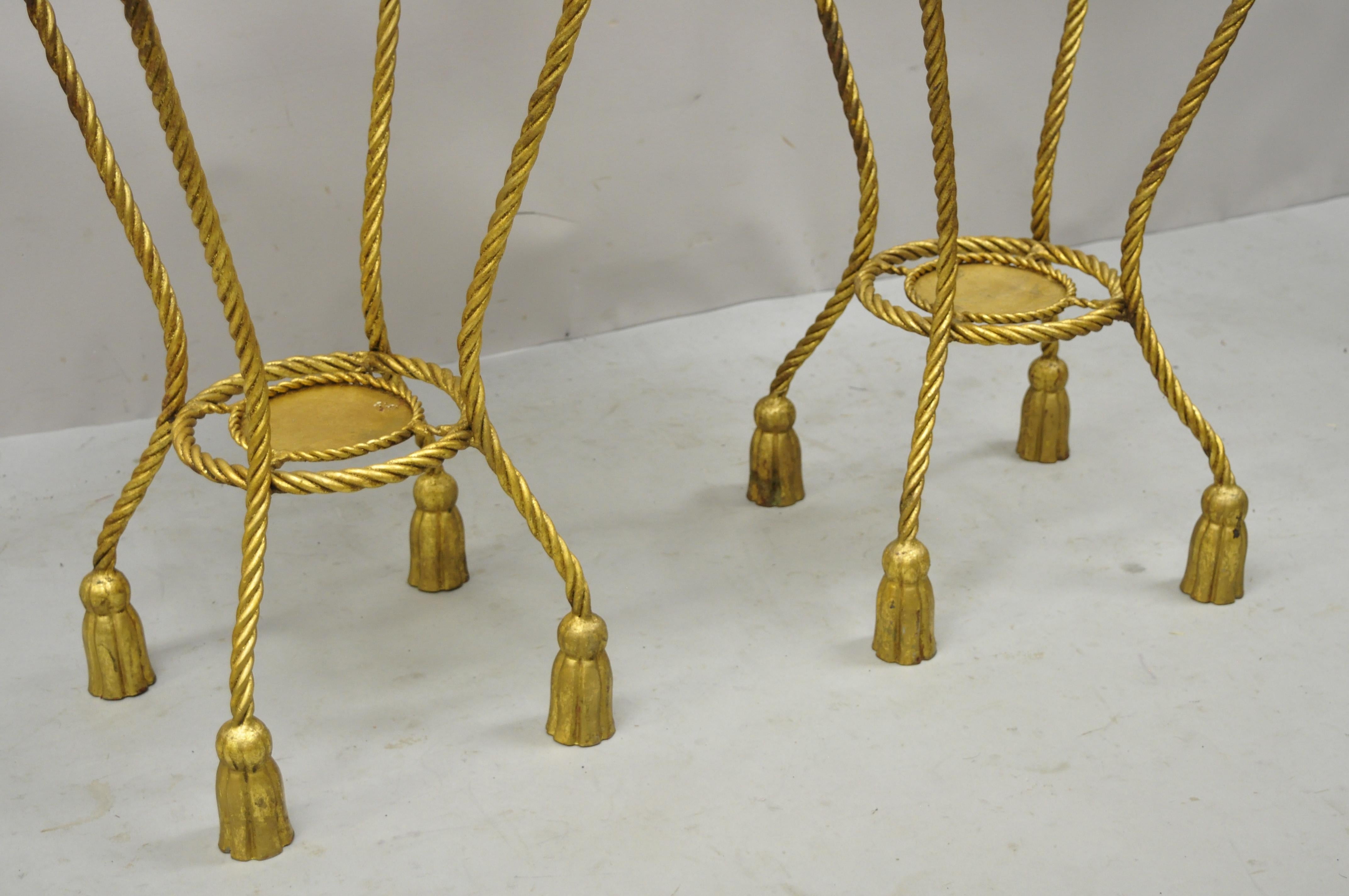 gold pedestal stand