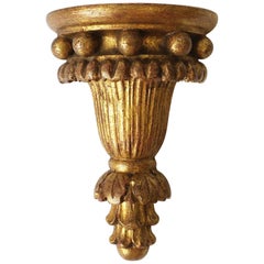 Italian Gold Gilt Wall Shelf